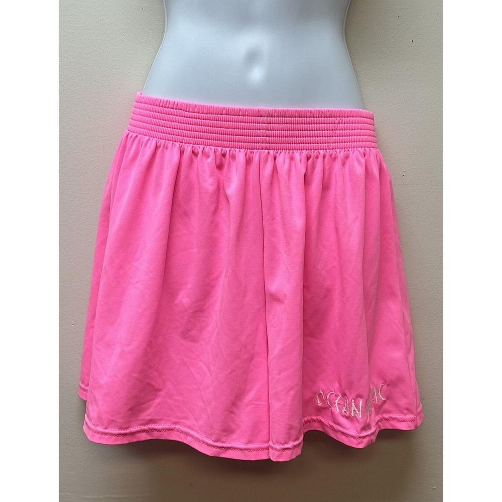 Vintage Retro Nylon OP Ocean Pacific Colorful Neon Pink Women's M Made USA